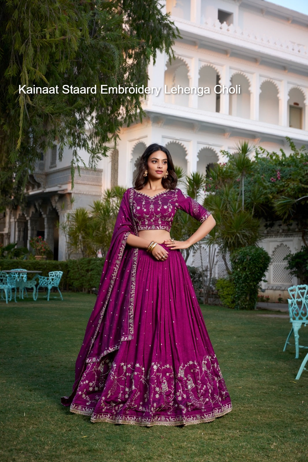 Kainaat Staard Embroidery Lehenga Choli