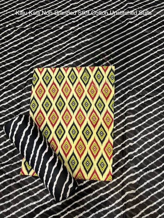 Kaju Katli Non-Branded Stktt Cotton Unstitched Suits