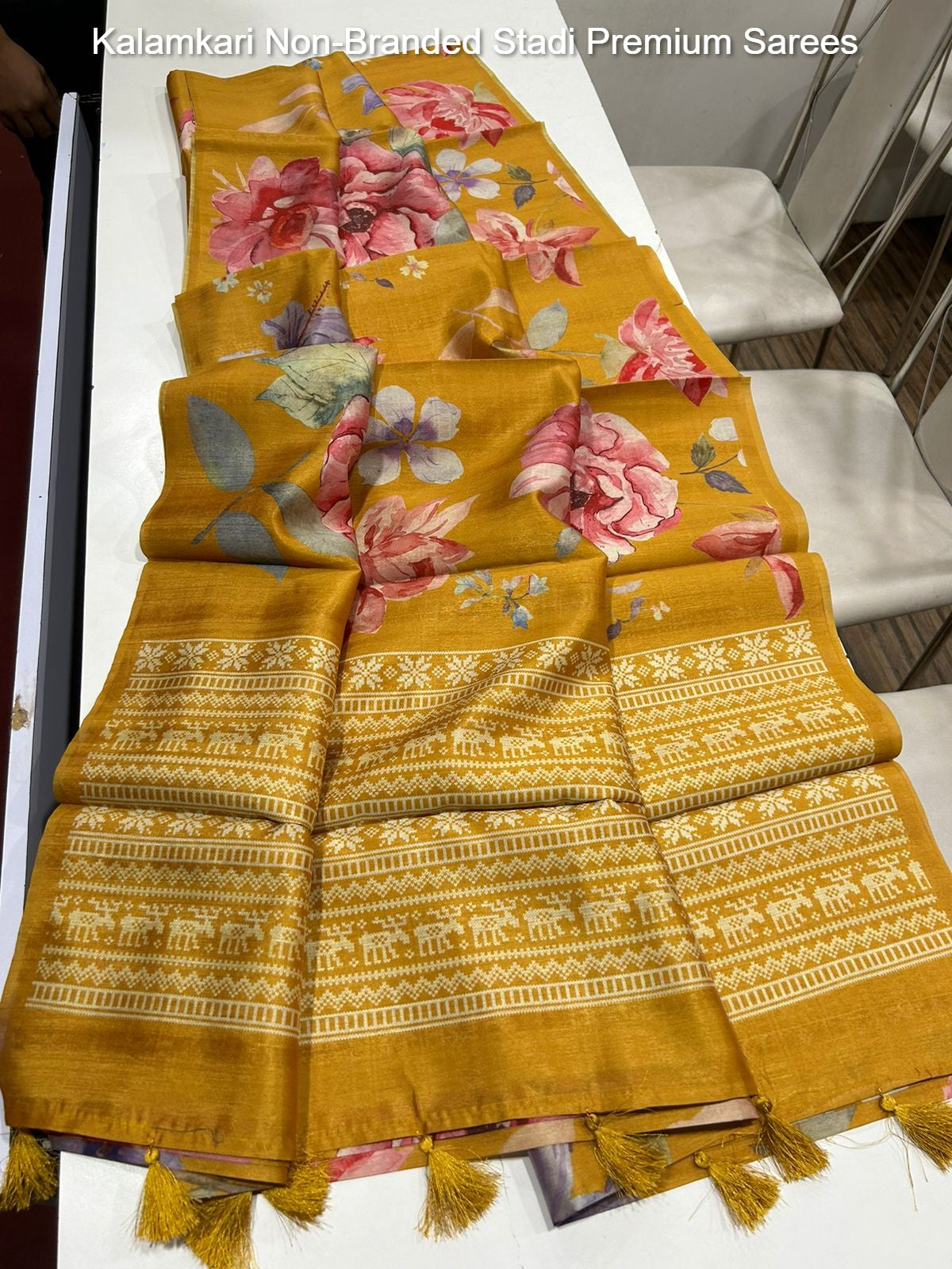 Kalamkari Non-Branded Stadi Premium Sarees