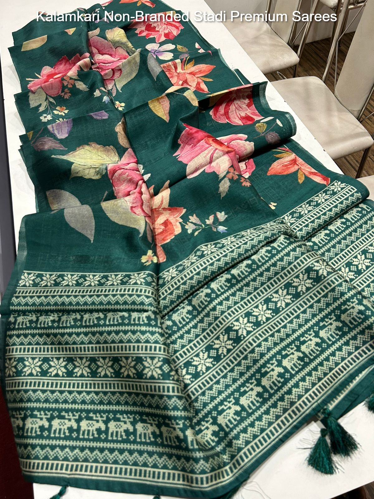 Kalamkari Non-Branded Stadi Premium Sarees