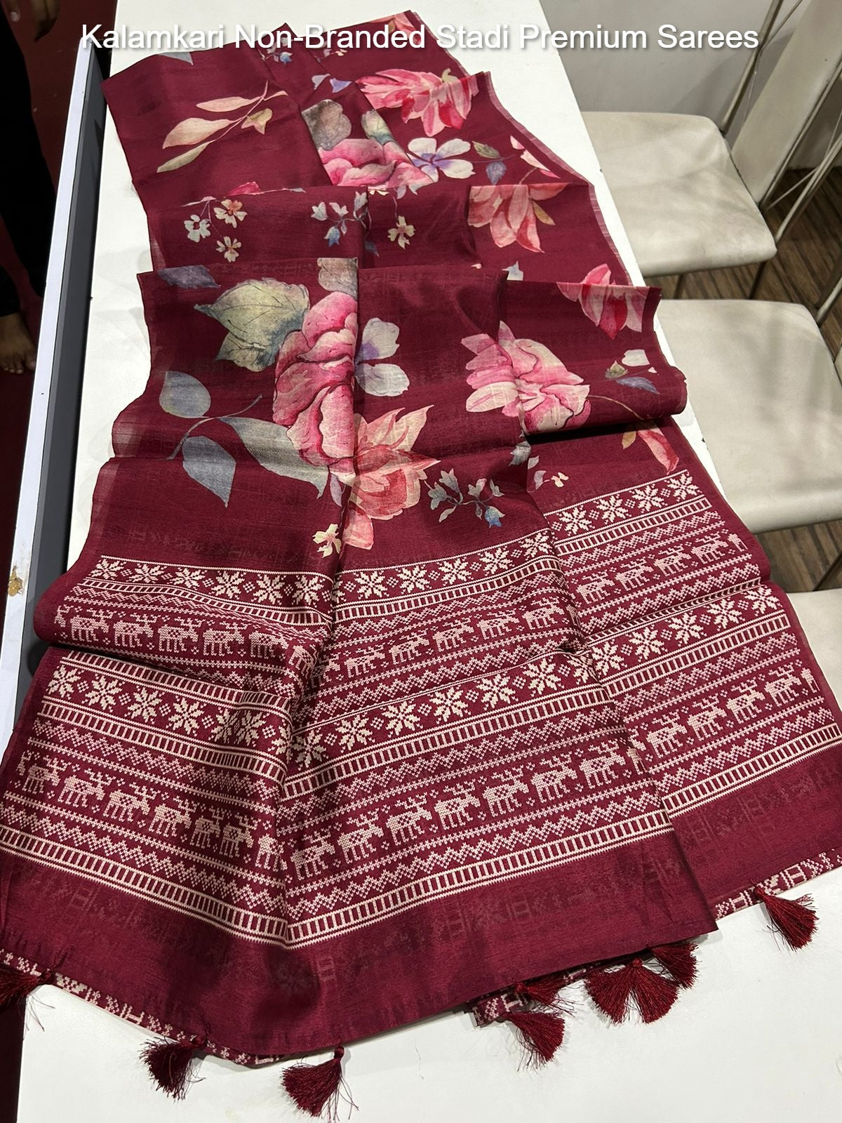 Kalamkari Non-Branded Stadi Premium Sarees