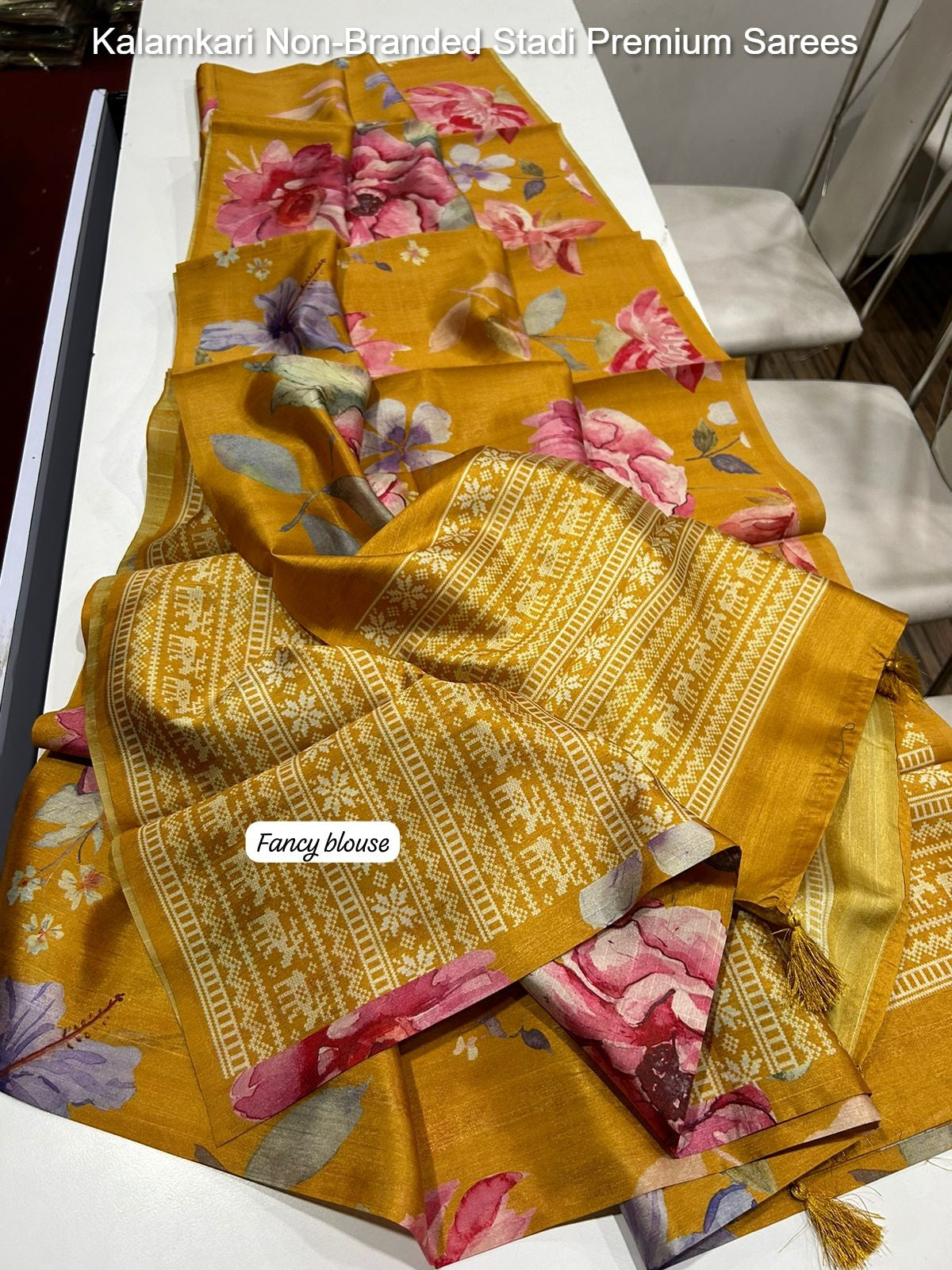 Kalamkari Non-Branded Stadi Premium Sarees