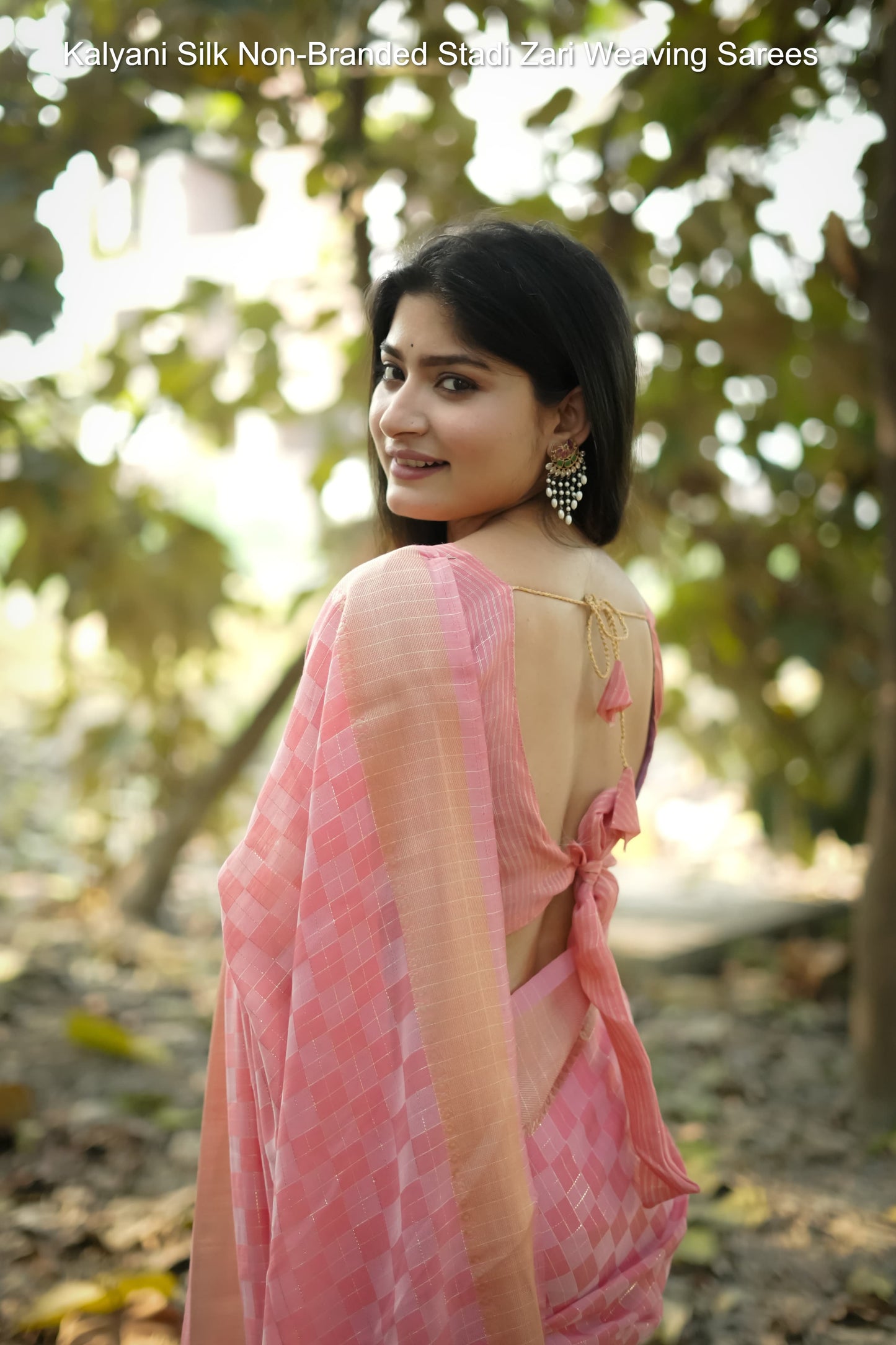 Kalyani Silk Non-Branded Stadi Zari Weaving Sarees