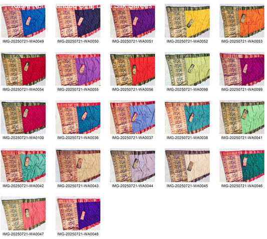 Kashi Non-Branded Straj Lichi Silk Sarees