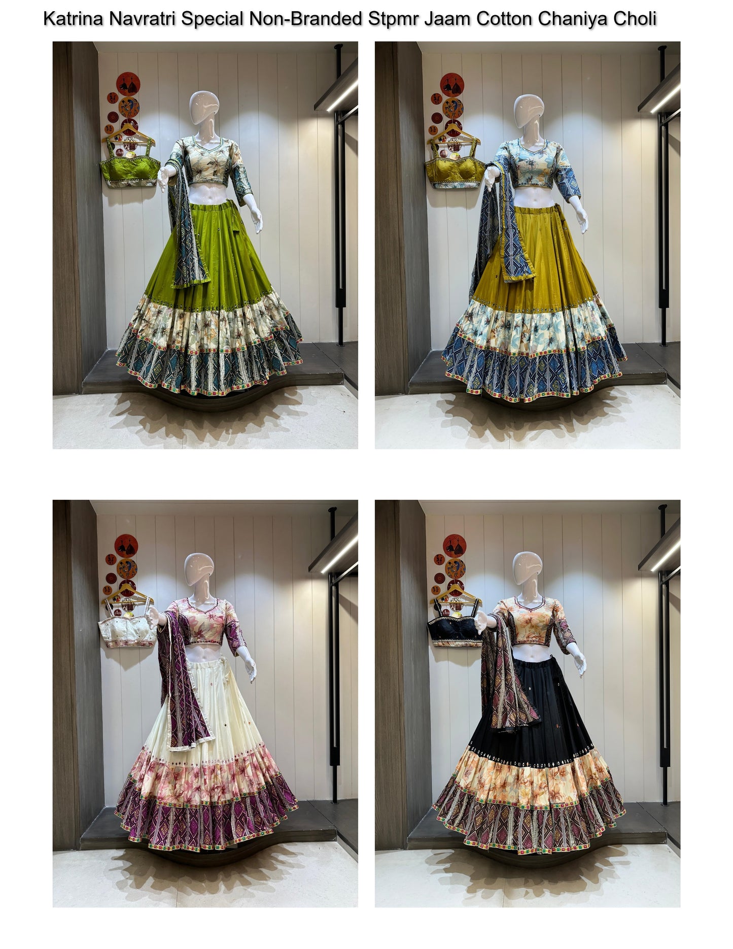 Katrina Navratri Special Non-Branded Stpmr Jaam Cotton Chaniya Choli