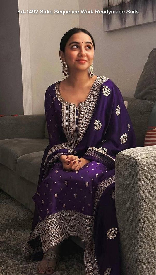 Kd-1492 Strkq Sequence Work Readymade Suits