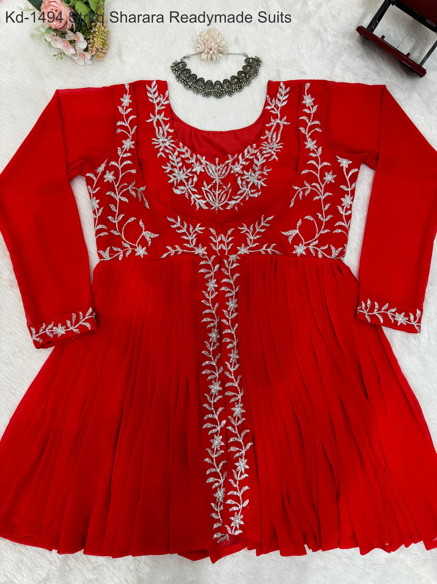 Kd-1494 Strkq Sharara Readymade Suits