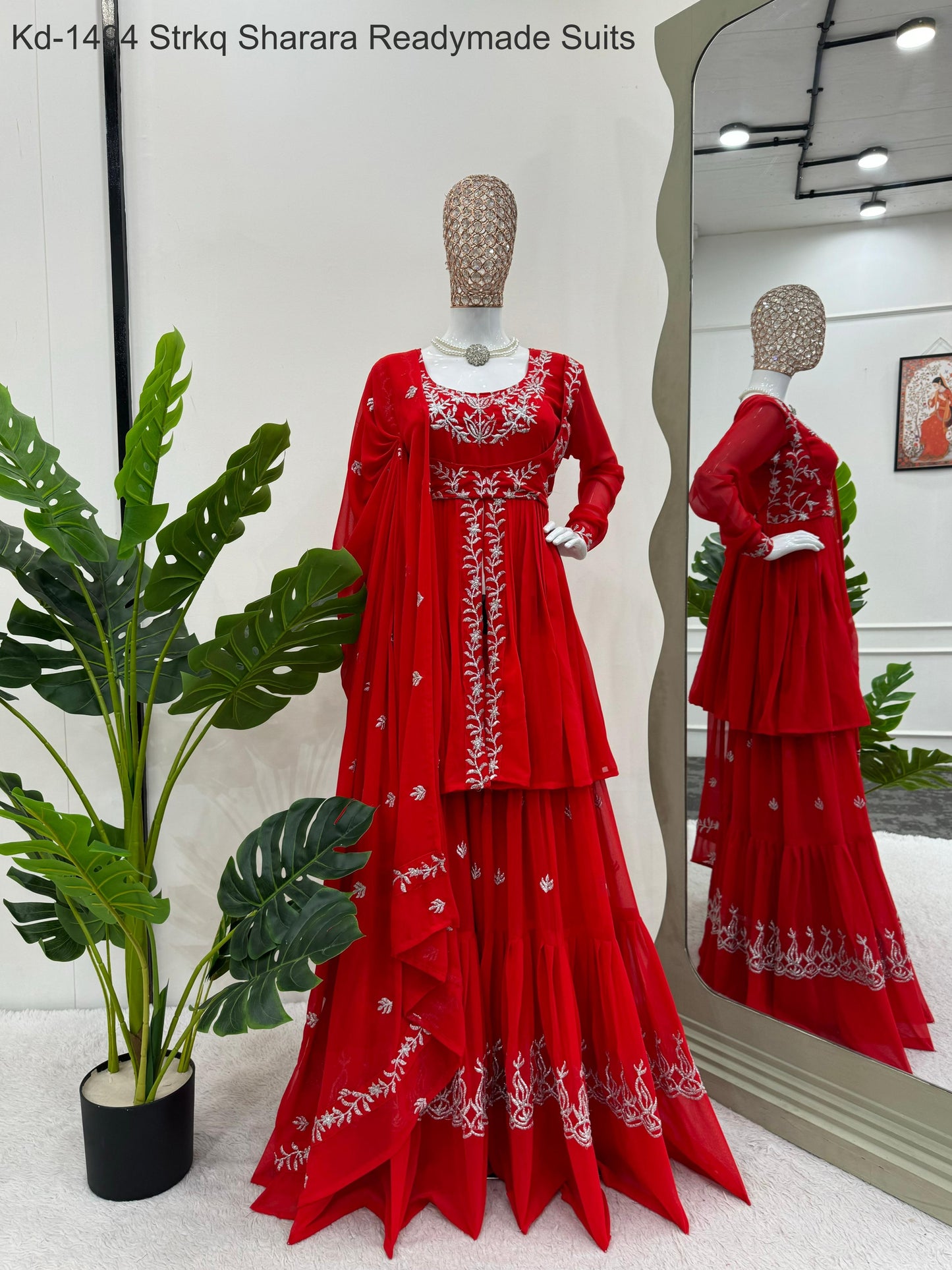 Kd-1494 Strkq Sharara Readymade Suits