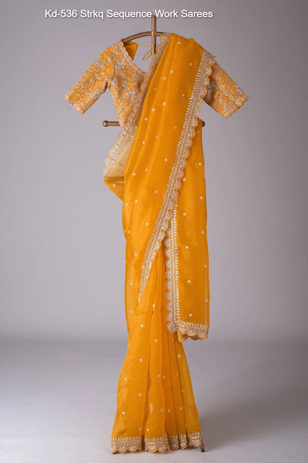Kd-536 Strkq Sequence Work Sarees