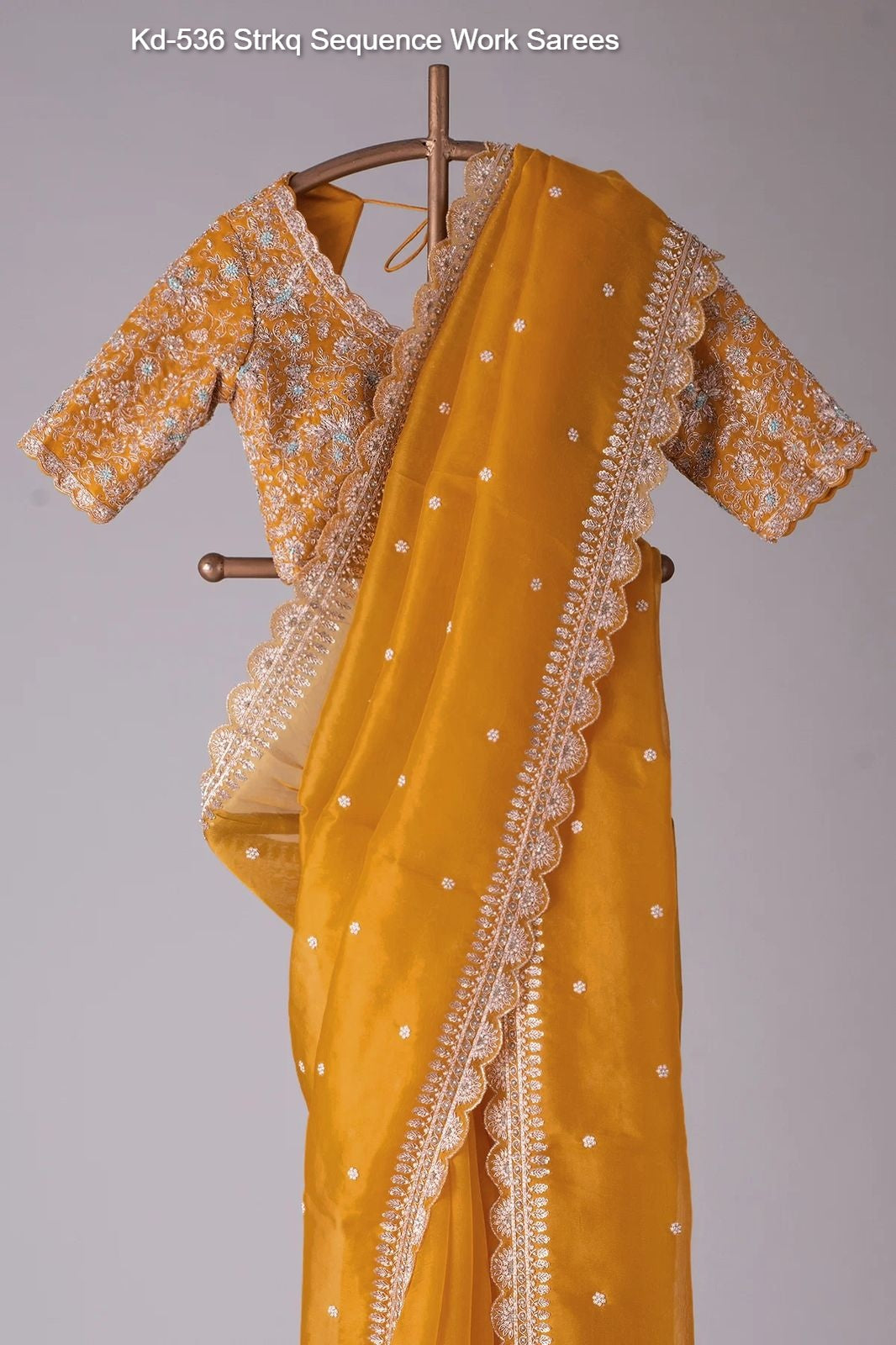 Kd-536 Strkq Sequence Work Sarees