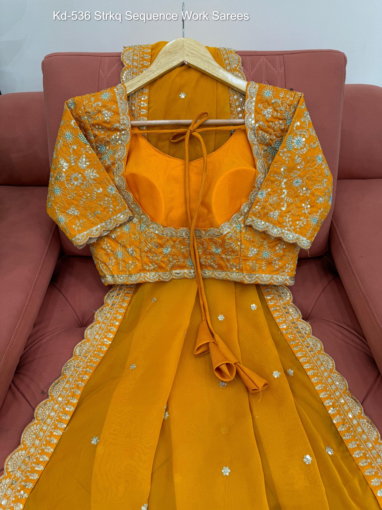 Kd-536 Strkq Sequence Work Sarees