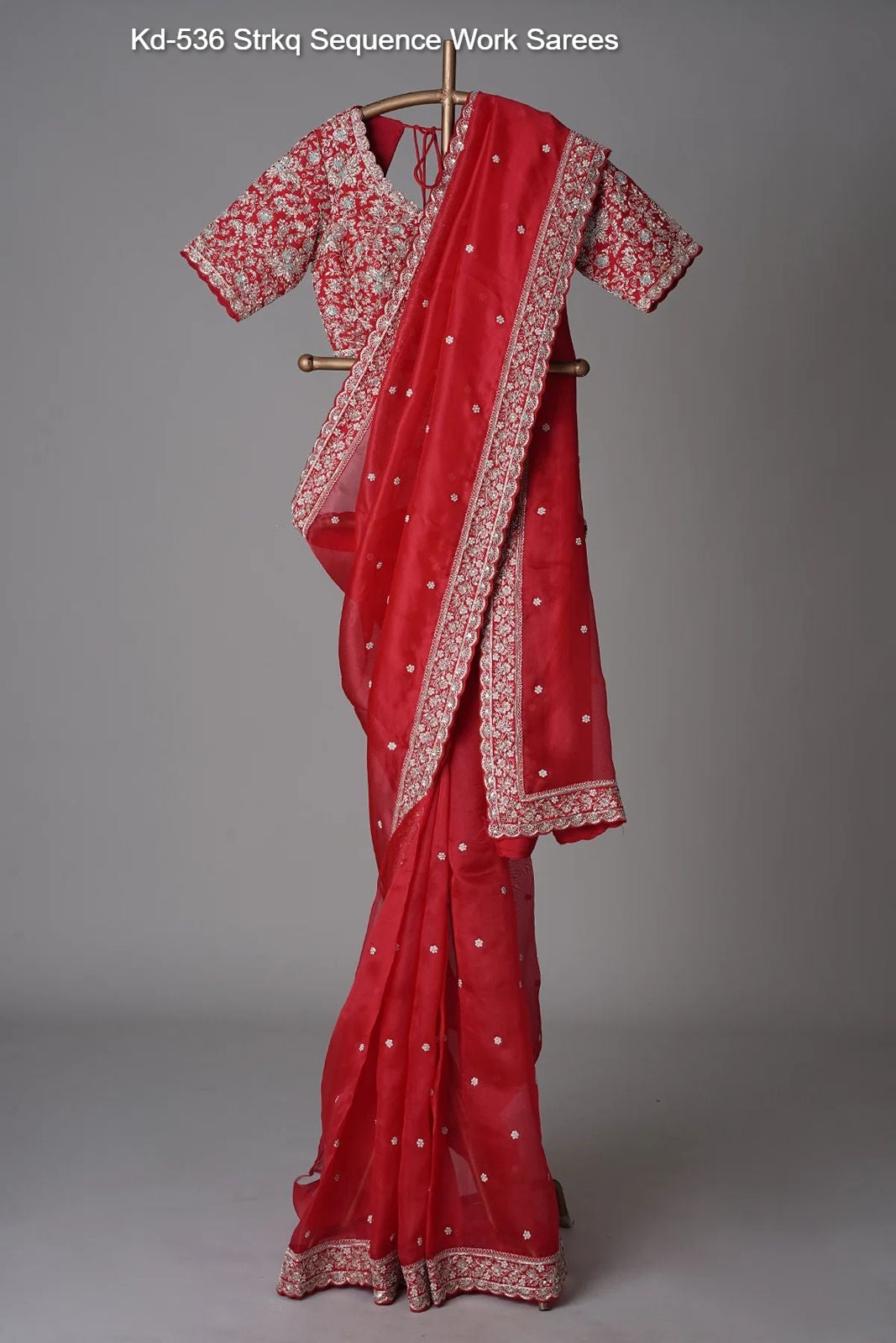Kd-536 Strkq Sequence Work Sarees