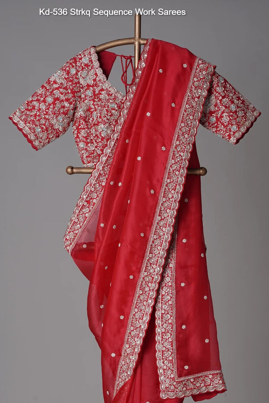 Kd-536 Strkq Sequence Work Sarees