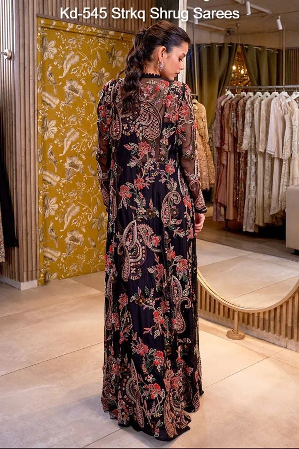 Kd-545 Strkq Shrug Sarees