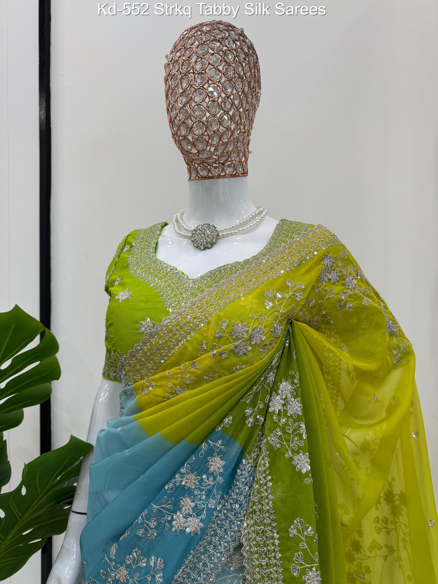 Kd-552 Strkq Tabby Silk Sarees