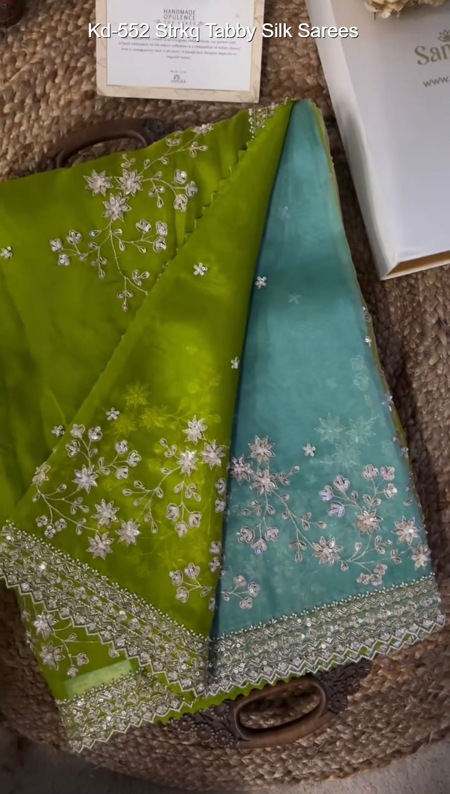 Kd-552 Strkq Tabby Silk Sarees