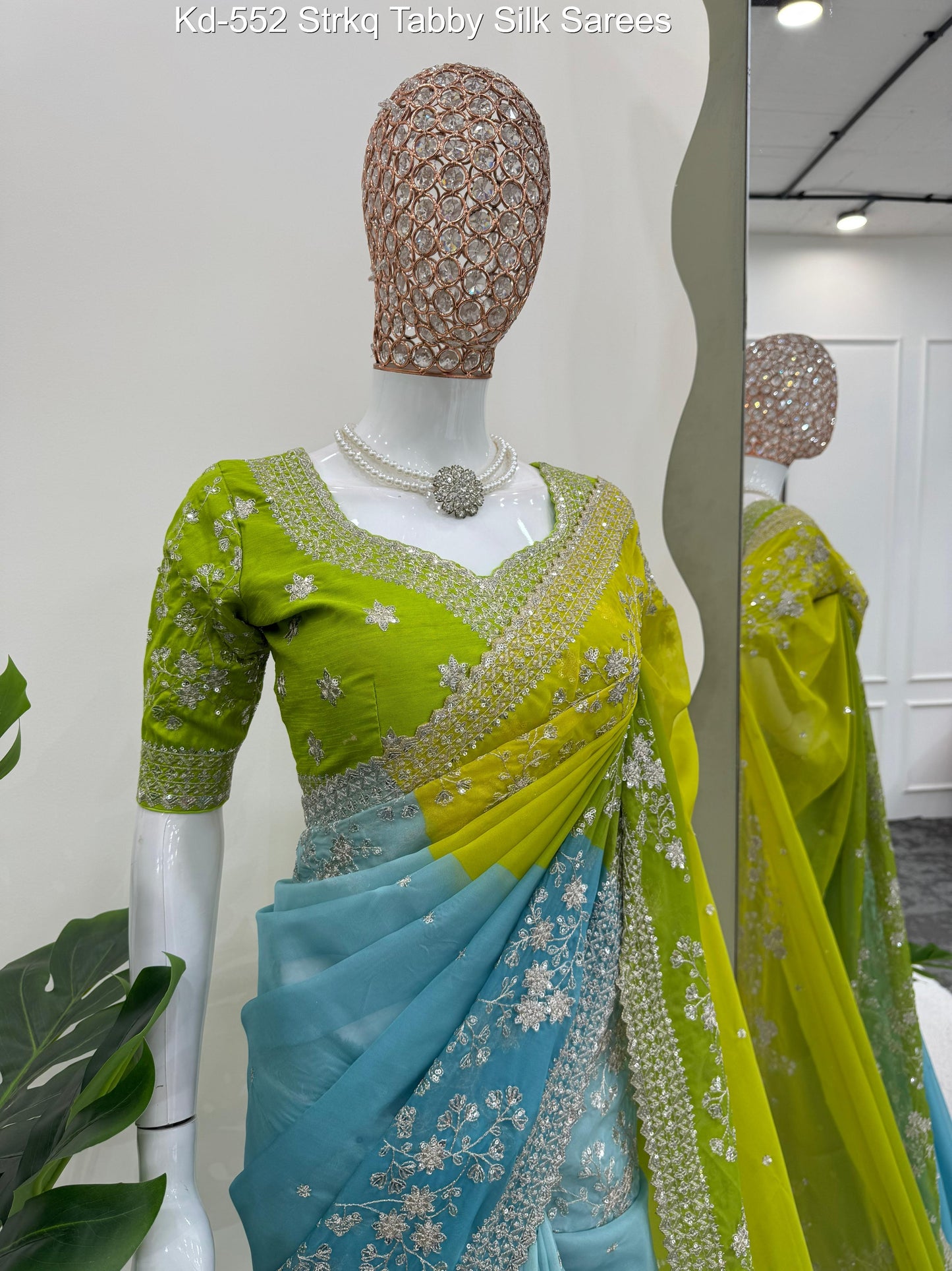 Kd-552 Strkq Tabby Silk Sarees