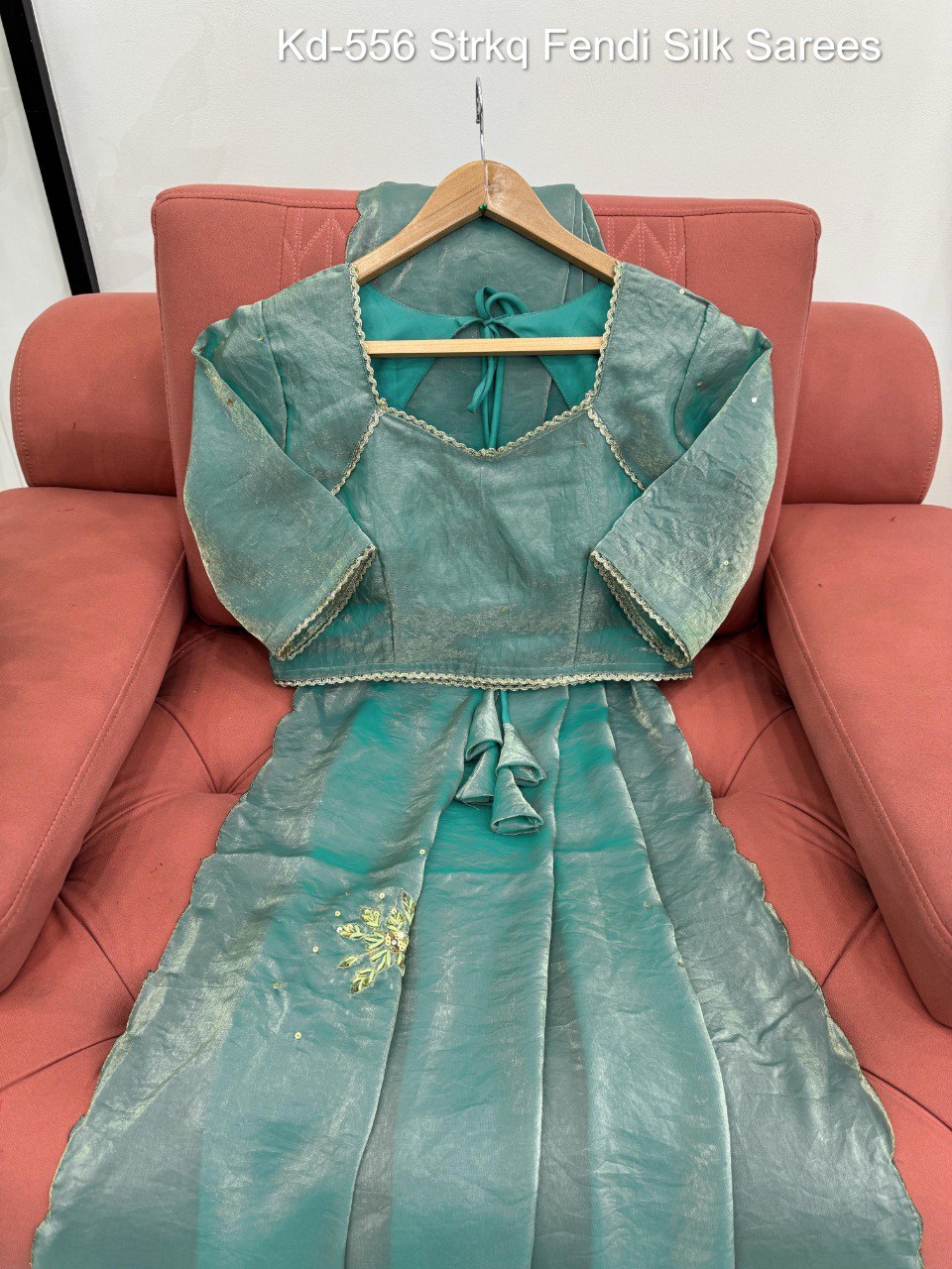 Kd-556 Strkq Fendi Silk Sarees