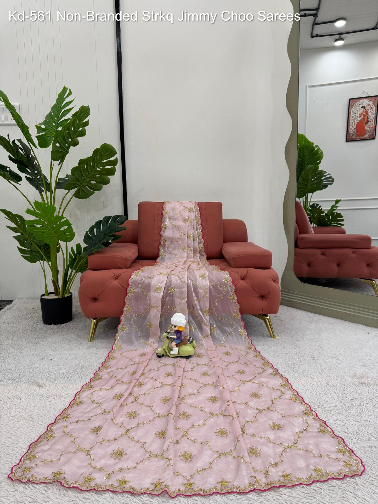 Kd-561 Non-Branded Strkq Jimmy Choo Sarees