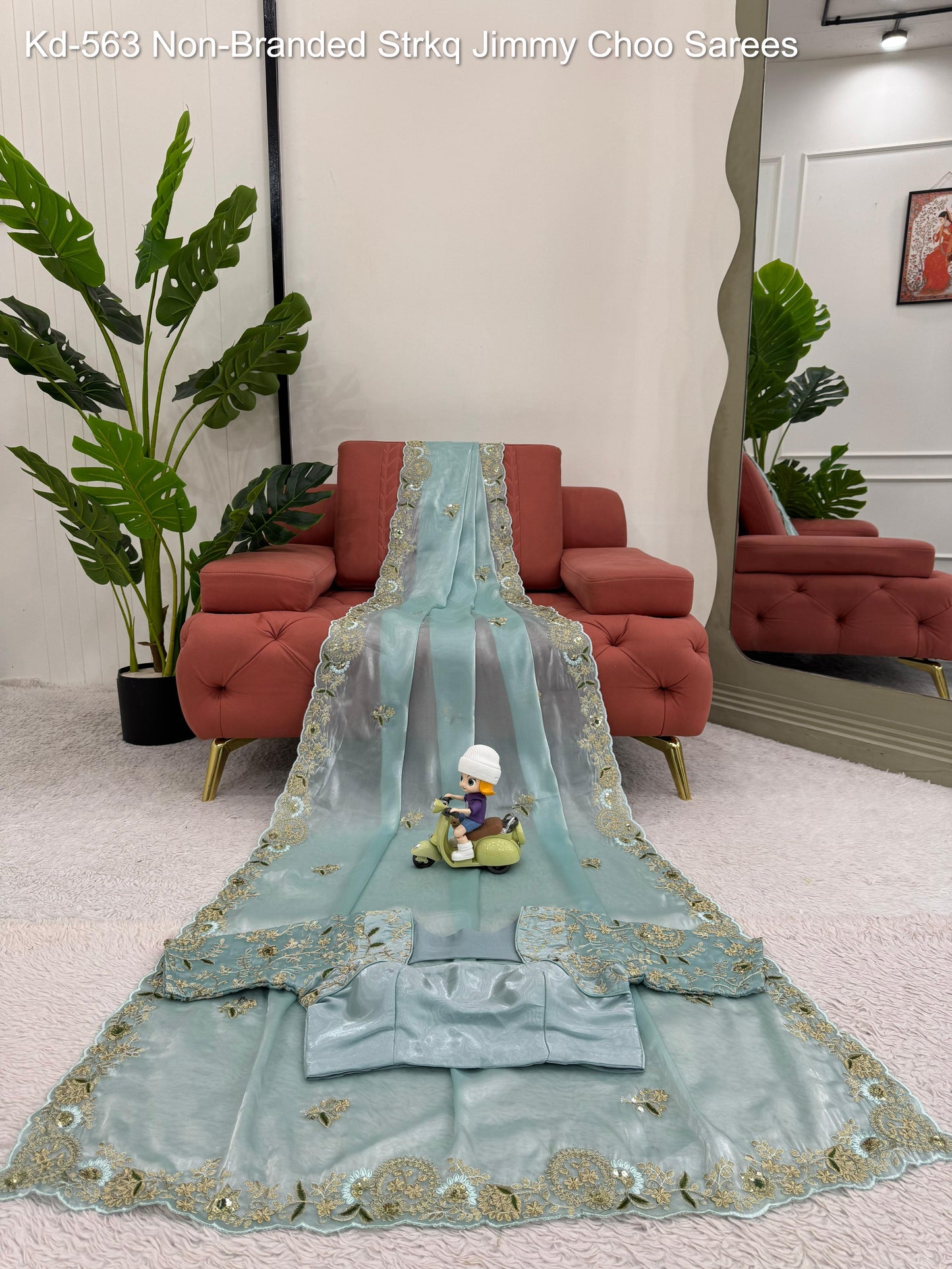 Kd-563 Non-Branded Strkq Jimmy Choo Sarees