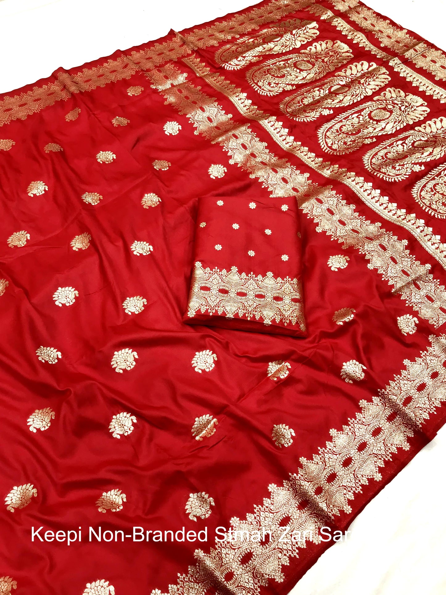 Keepi Non-Branded Stmah Zari Sarees