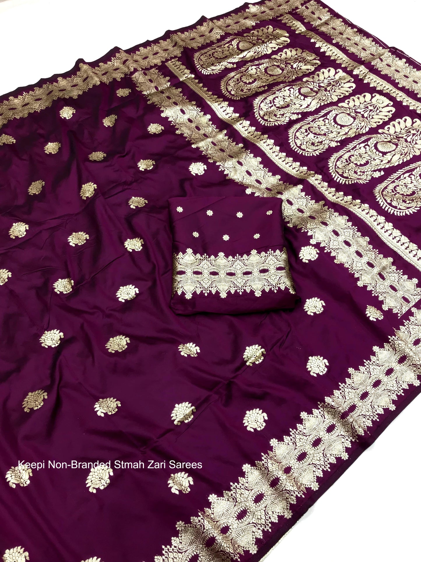 Keepi Non-Branded Stmah Zari Sarees