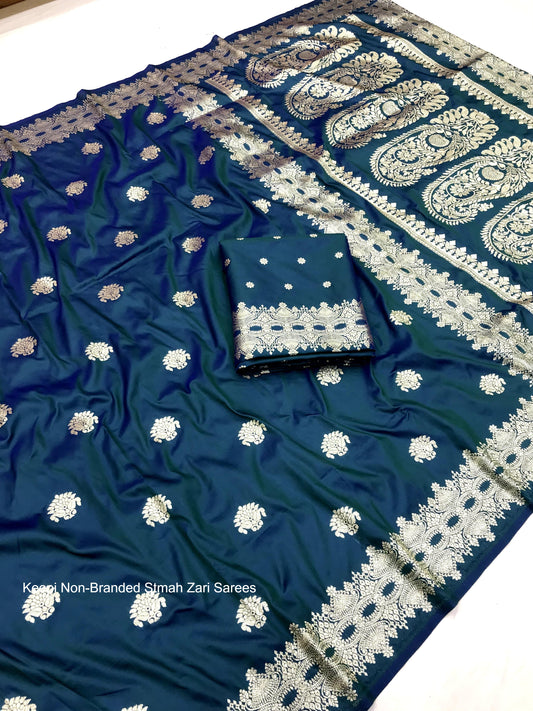 Keepi Non-Branded Stmah Zari Sarees