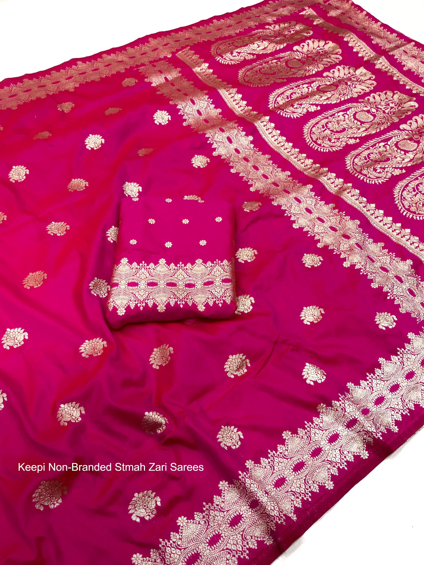 Keepi Non-Branded Stmah Zari Sarees