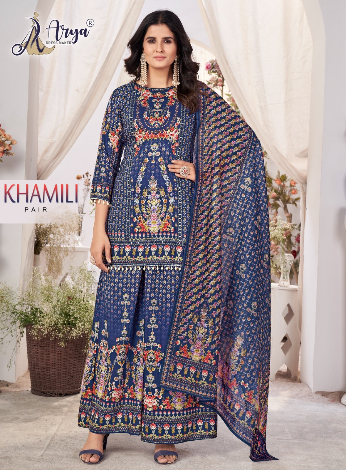 Khamili Adm Muslin Readymade Suits