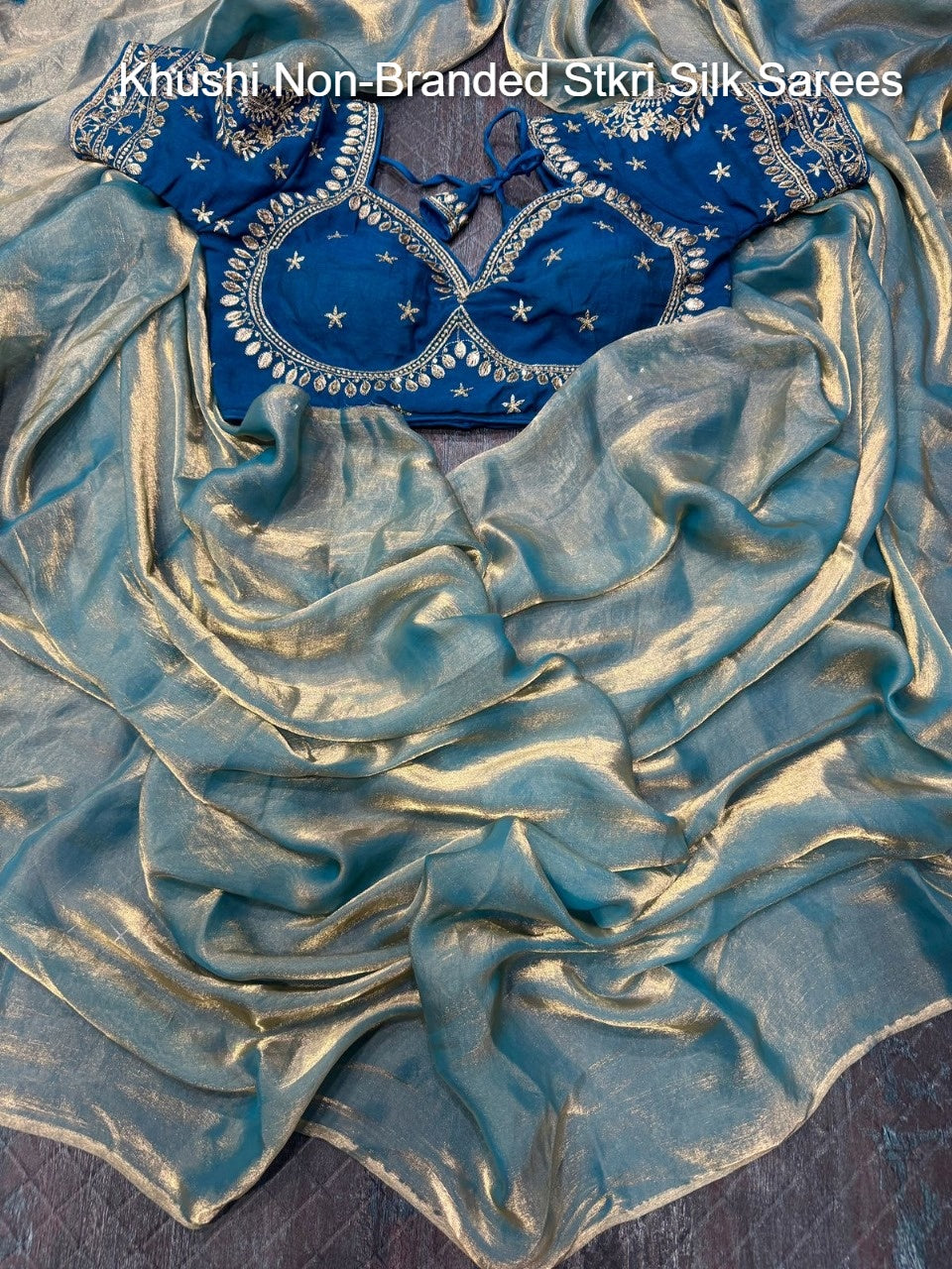 Khushi Non-Branded Stkri Silk Sarees