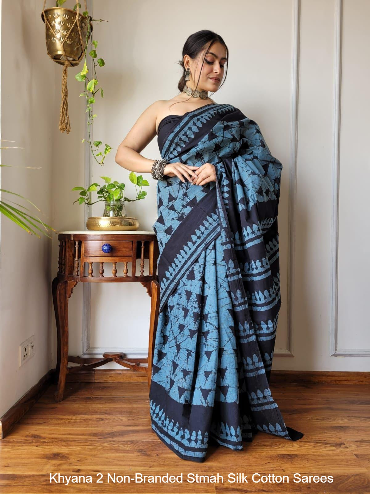 Khyana 2 Non-Branded Stmah Silk Cotton Sarees