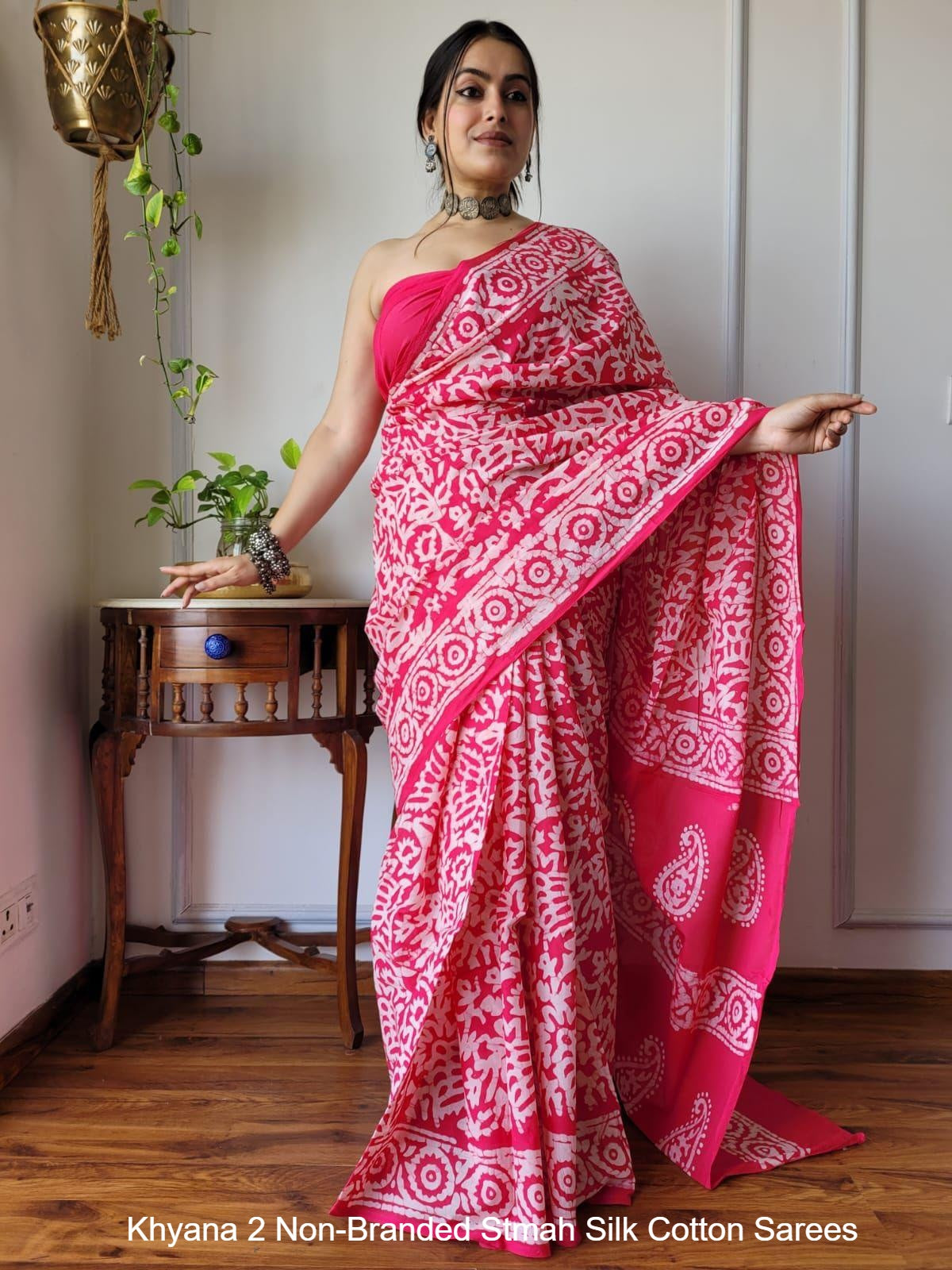 Khyana 2 Non-Branded Stmah Silk Cotton Sarees