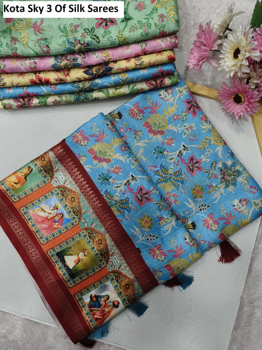 Kota Sky 3 Of Silk Sarees