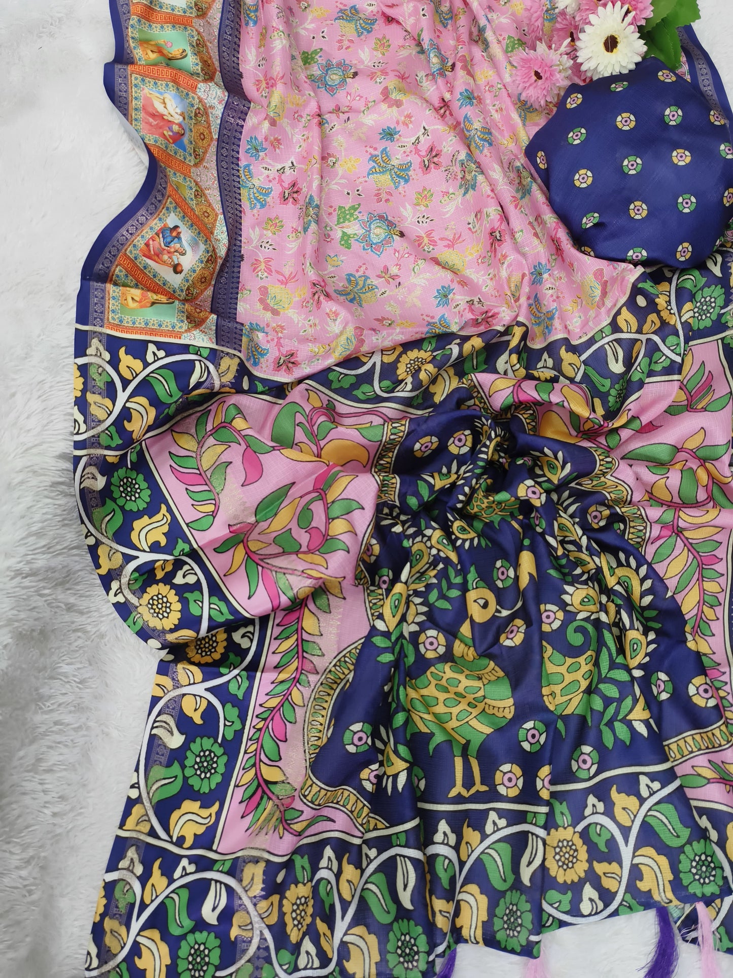 Kota Pink 3 Of Silk Sarees