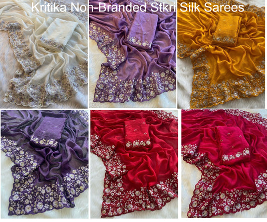 Kritika Non-Branded Stkri Silk Sarees