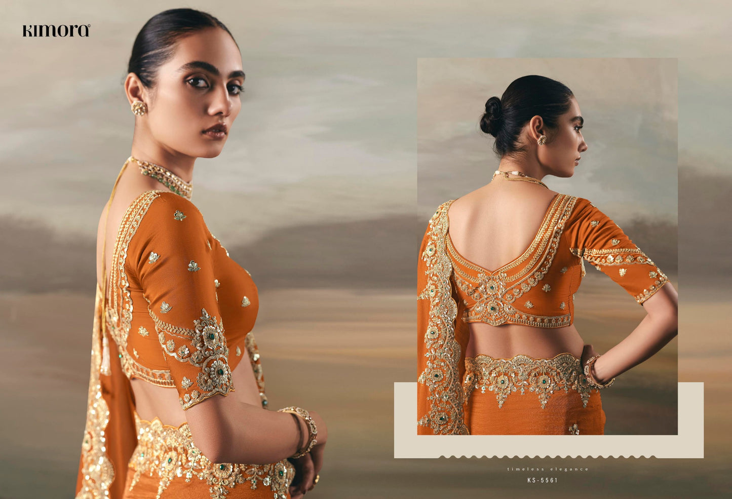 Ks-5561 Silsila Kimora Premium Sarees