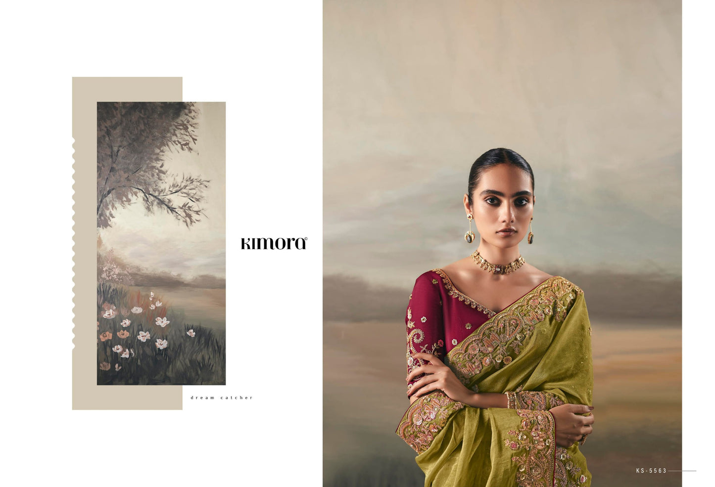 Ks-5563 Silsila Kimora Premium Sarees