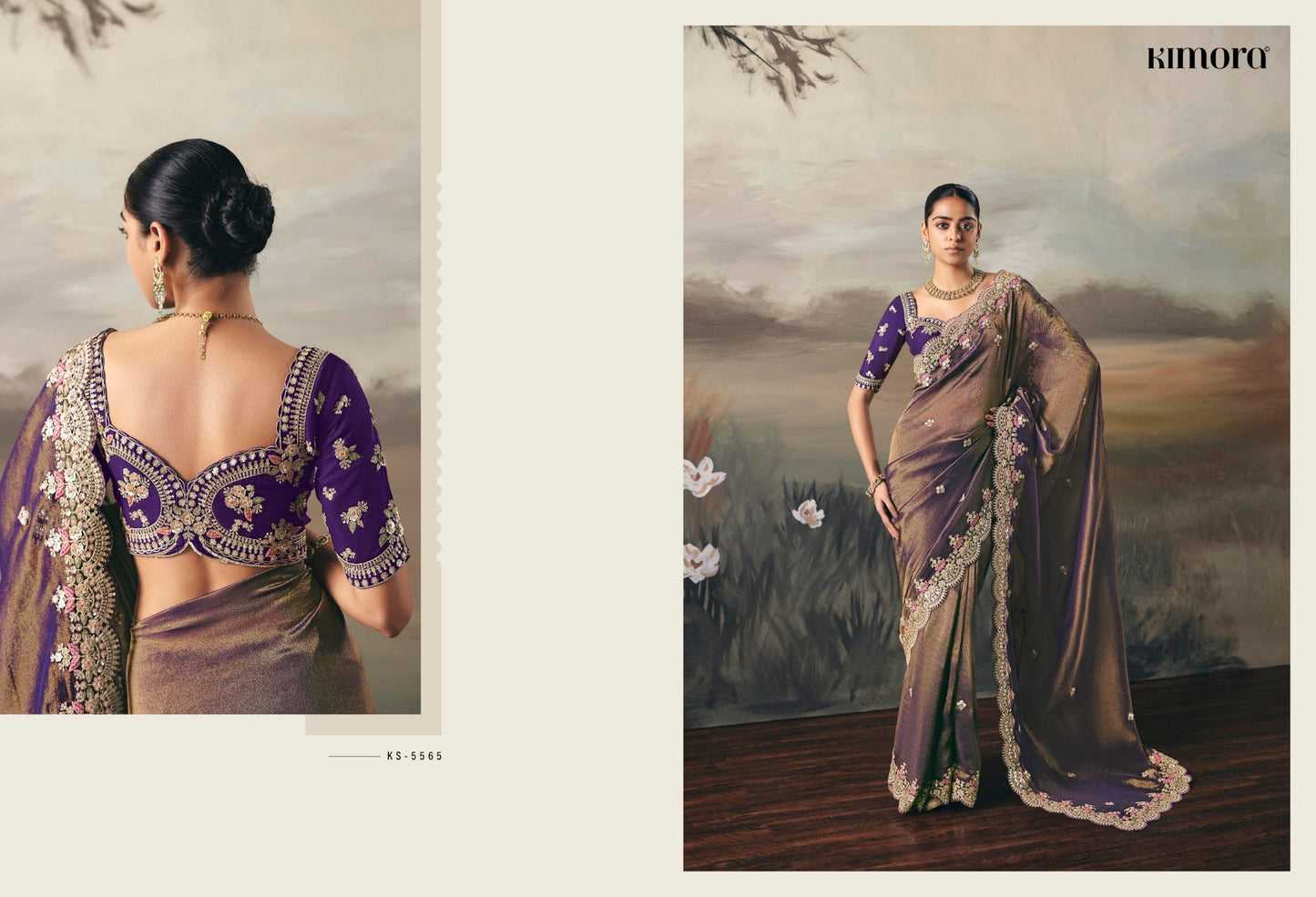 Ks-5565 Silsila Kimora Premium Sarees