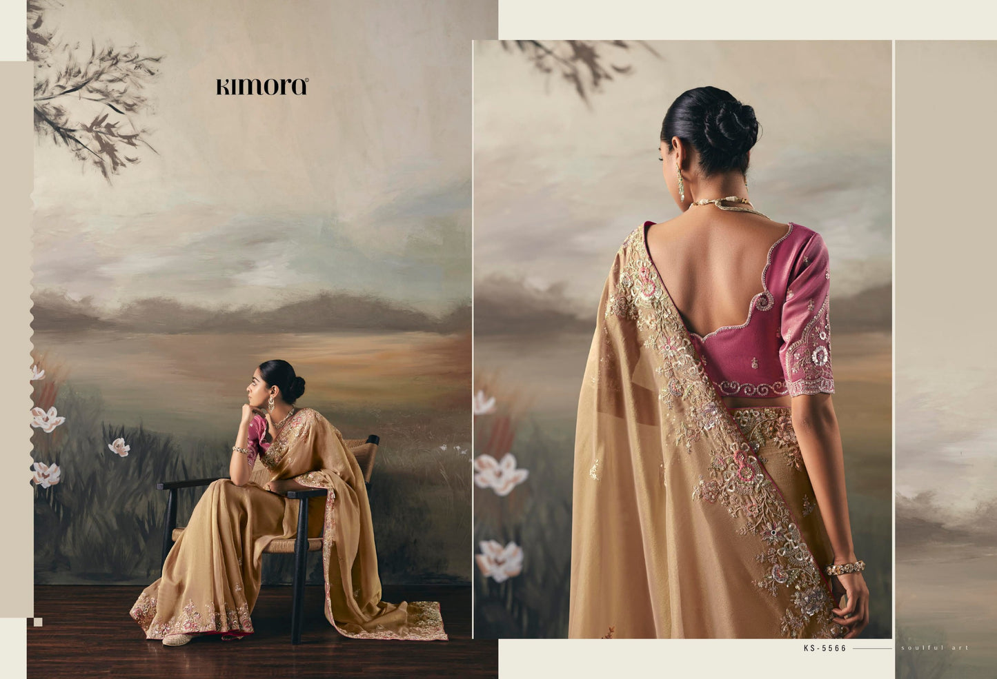 Ks-5566 Silsila Kimora Premium Sarees