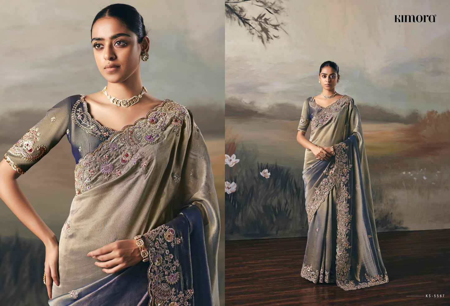 Ks-5567 Silsila Kimora Premium Sarees