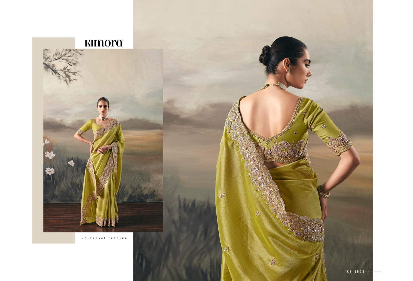 Ks-5568 Silsila Kimora Premium Sarees