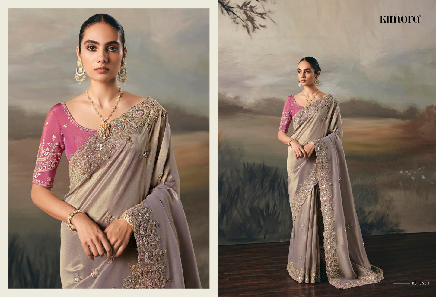 Ks-5569 Silsila Kimora Premium Sarees