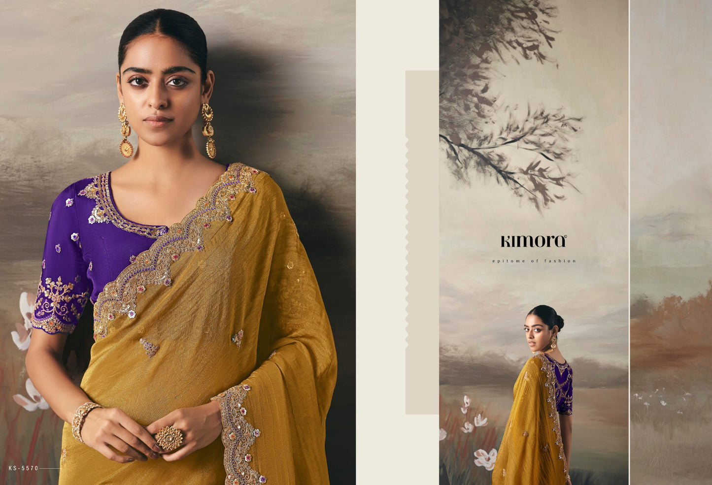 Ks-5570 Silsila Kimora Premium Sarees