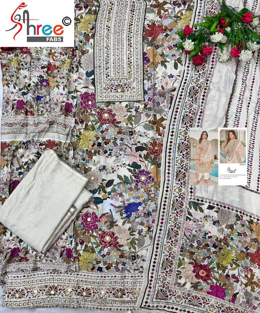 Kt-234 A Shree Fabs Printed Karachi Unstitched Suits