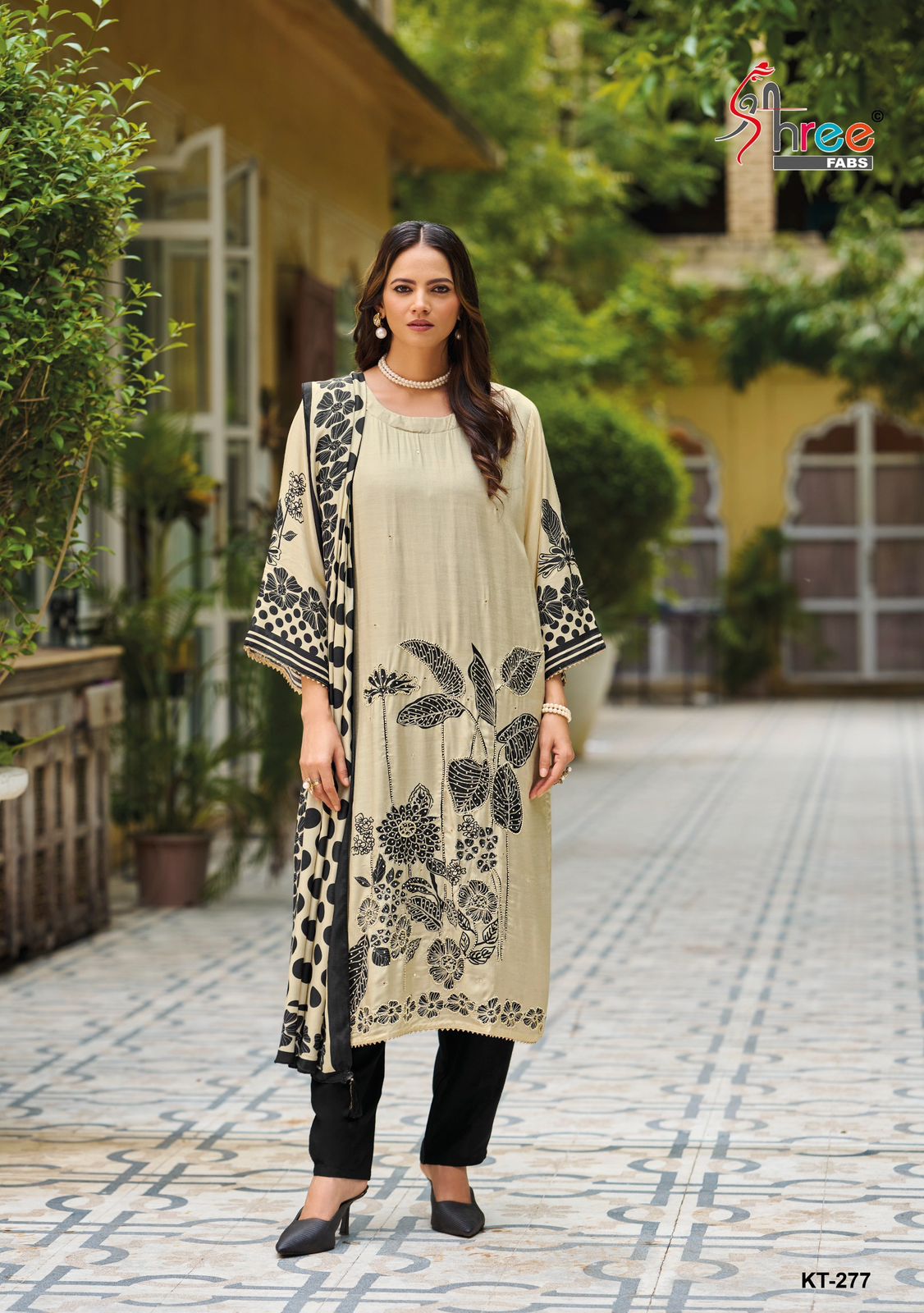 Kt-277 Shree Fabs Printed Karachi Unstitched Suits