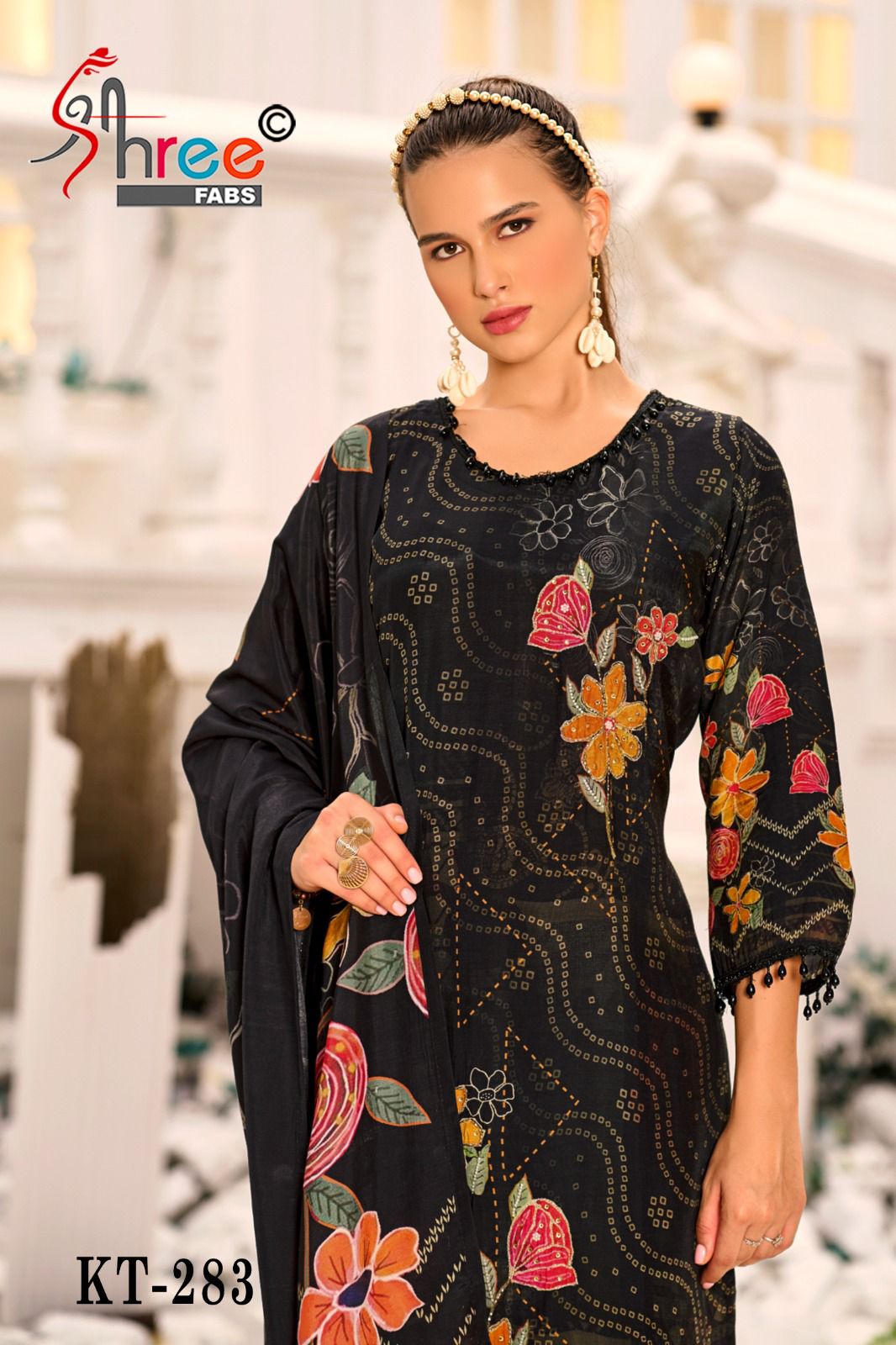 Kt-283 Shree Fabs Pure Viscose Karachi Unstitched Suits