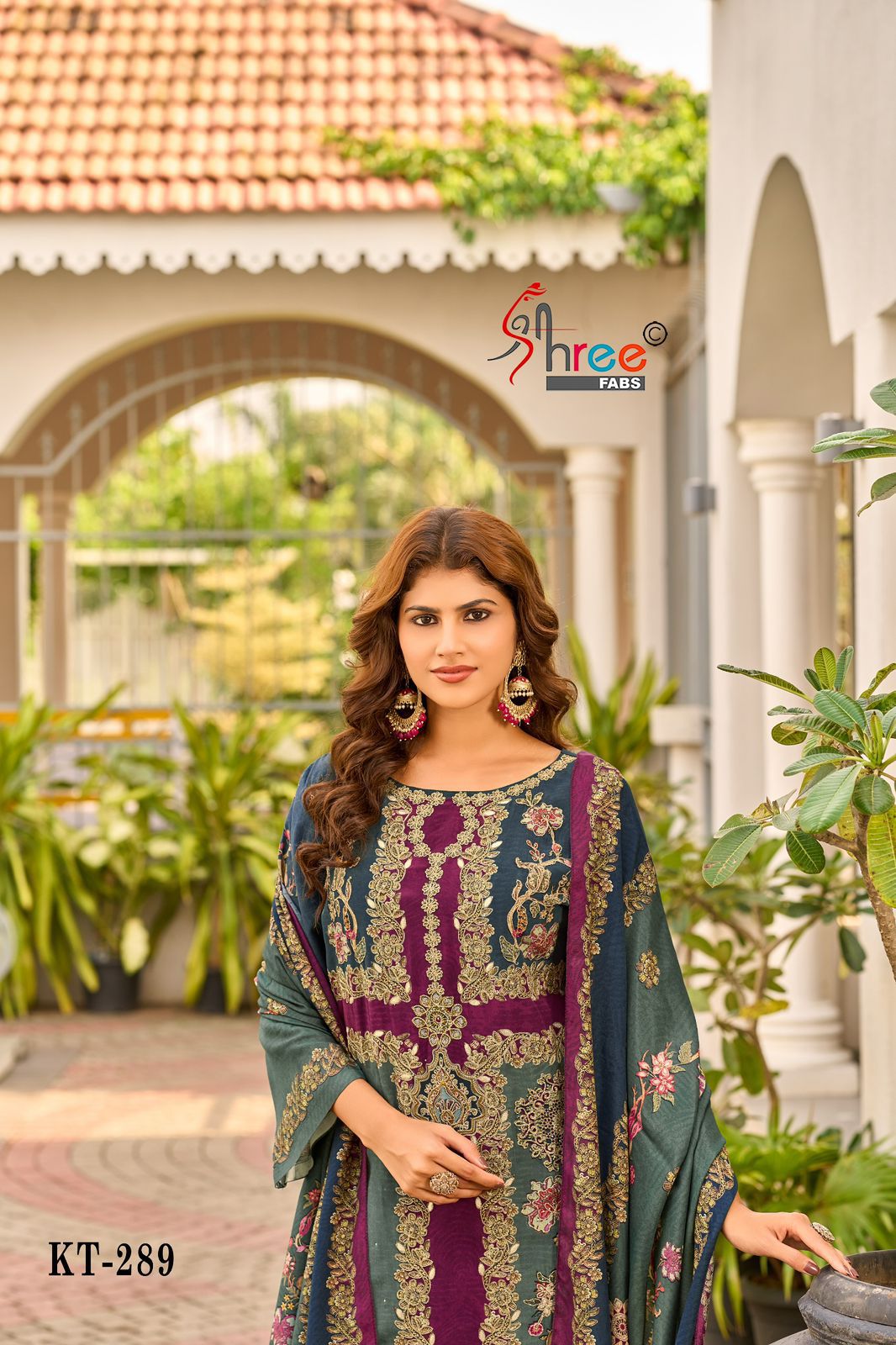 Kt-289 Shree Fabs Printed Karachi Unstitched Suits