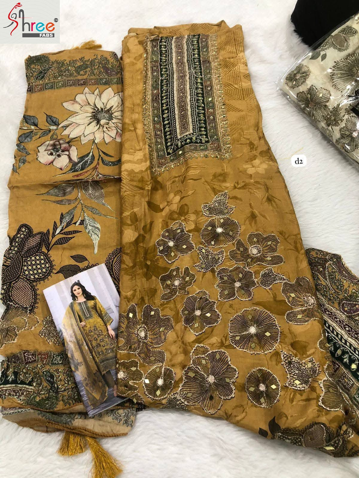 Kt-297-B Shree Fabs Pure Viscose Pakistani Salwar Suits