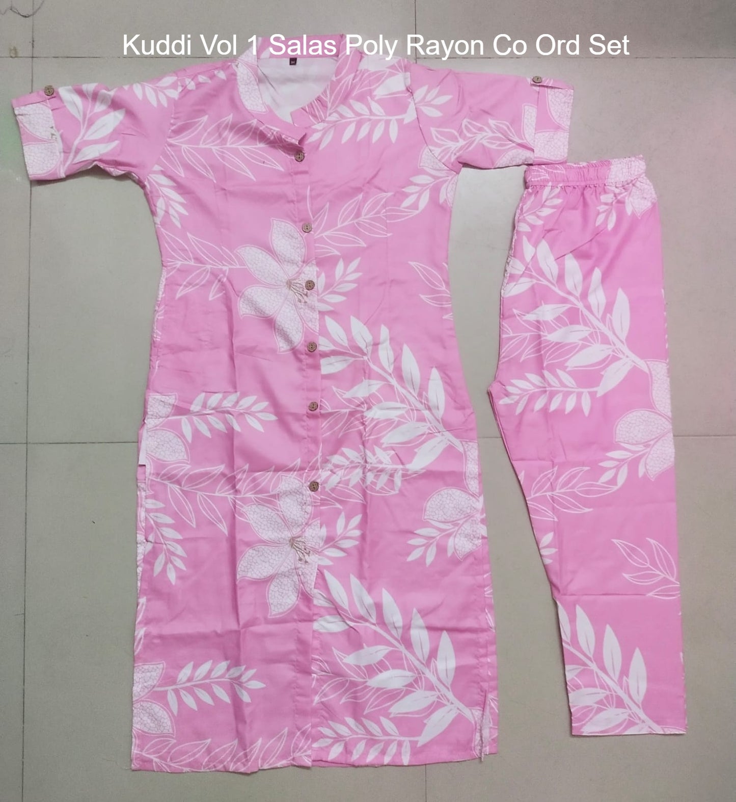 Kuddi Vol 1 Salas Poly Rayon Co Ord Set