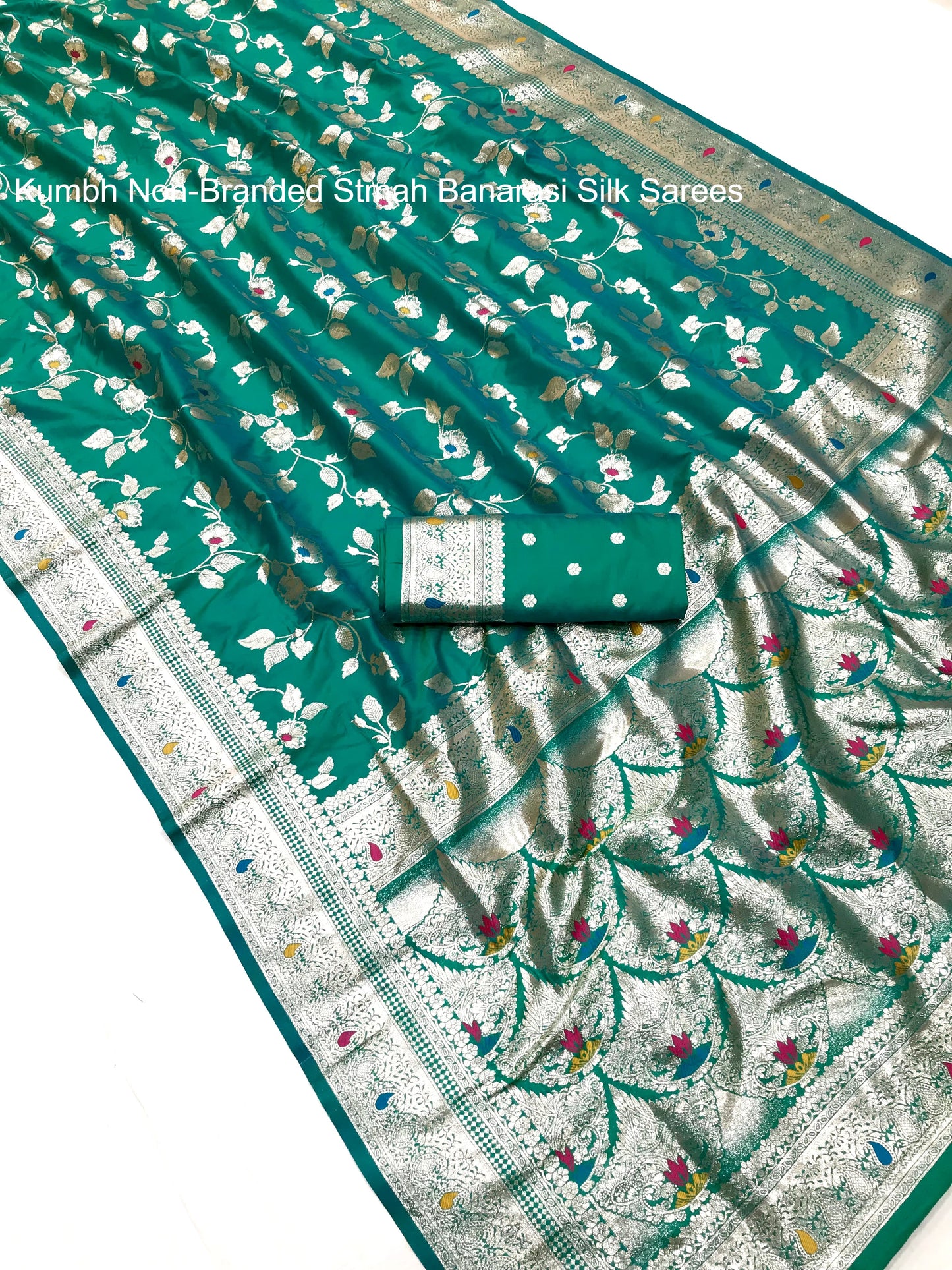 Kumbh Non-Branded Stmah Banarasi Silk Sarees